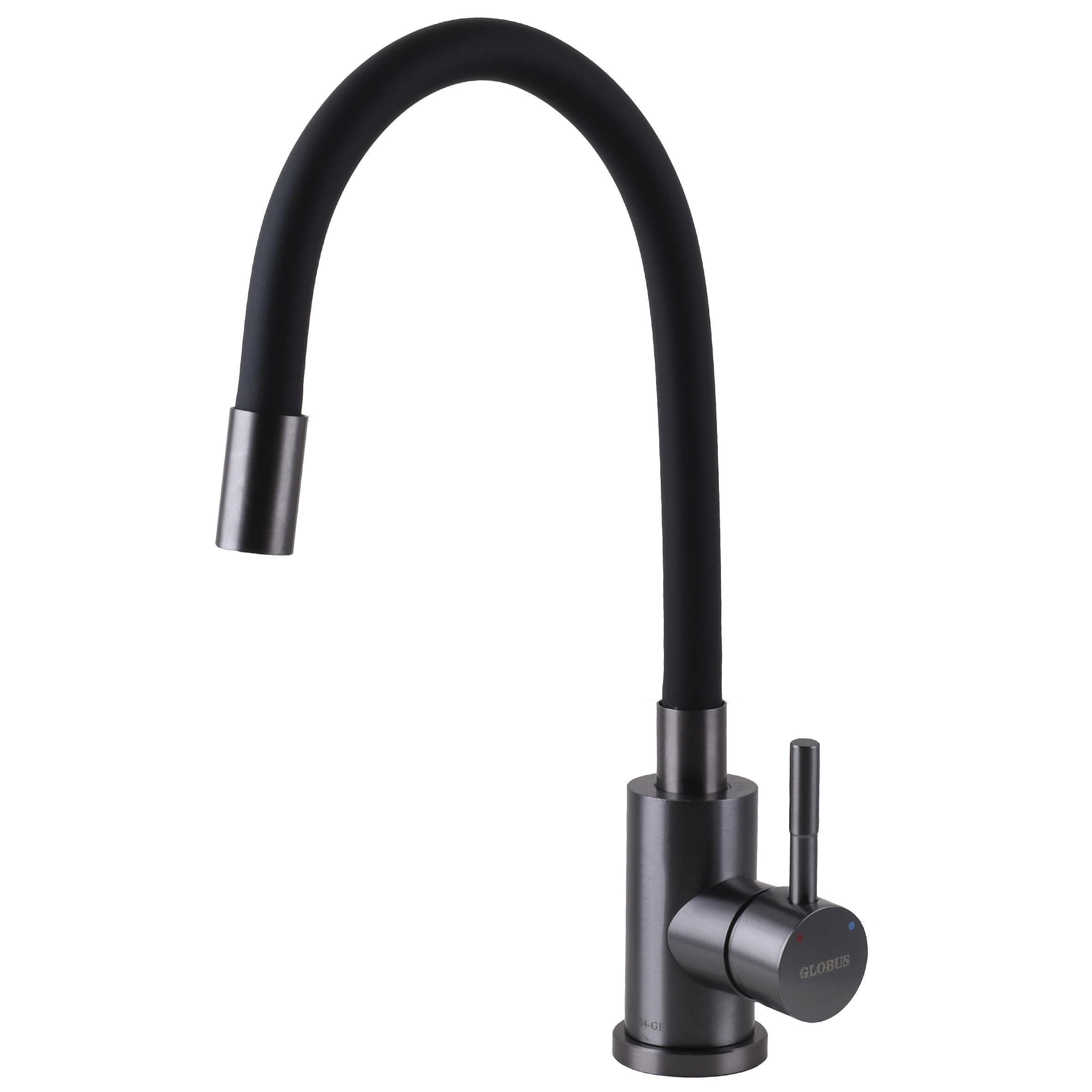 Смеситель кухонный для мойки Globus Lux Alpen SBT1-203SB-GP (GSR-000026596)