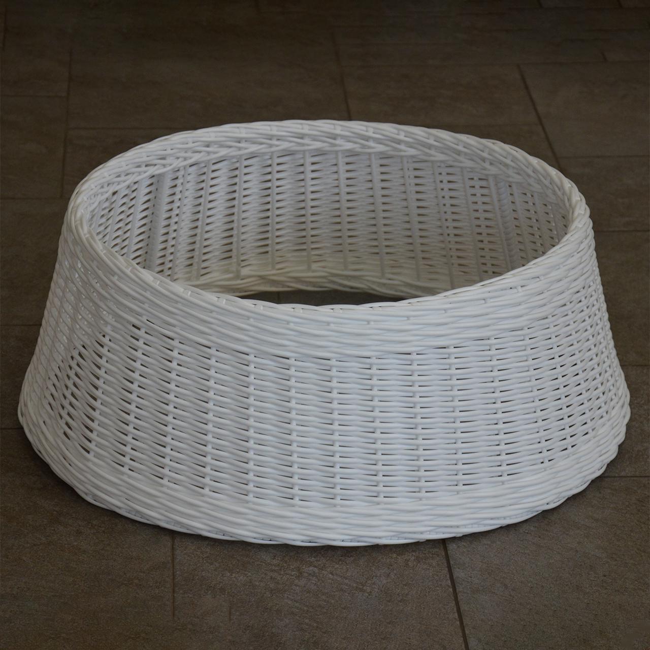 Подставка-юбка под елку плетеная из искусственного ротанга/ручной работы XXL Белый - фото 6 Подставка-юбка под елку плетеная из искусственного ротанга/ручной работы XXL Белый - фото 6