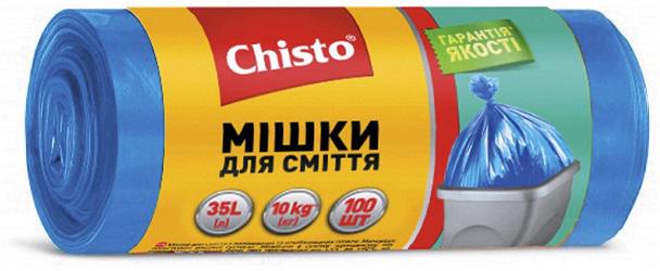 Пакети для сміття Chisto Міцні 35 л 100 шт. (410850)