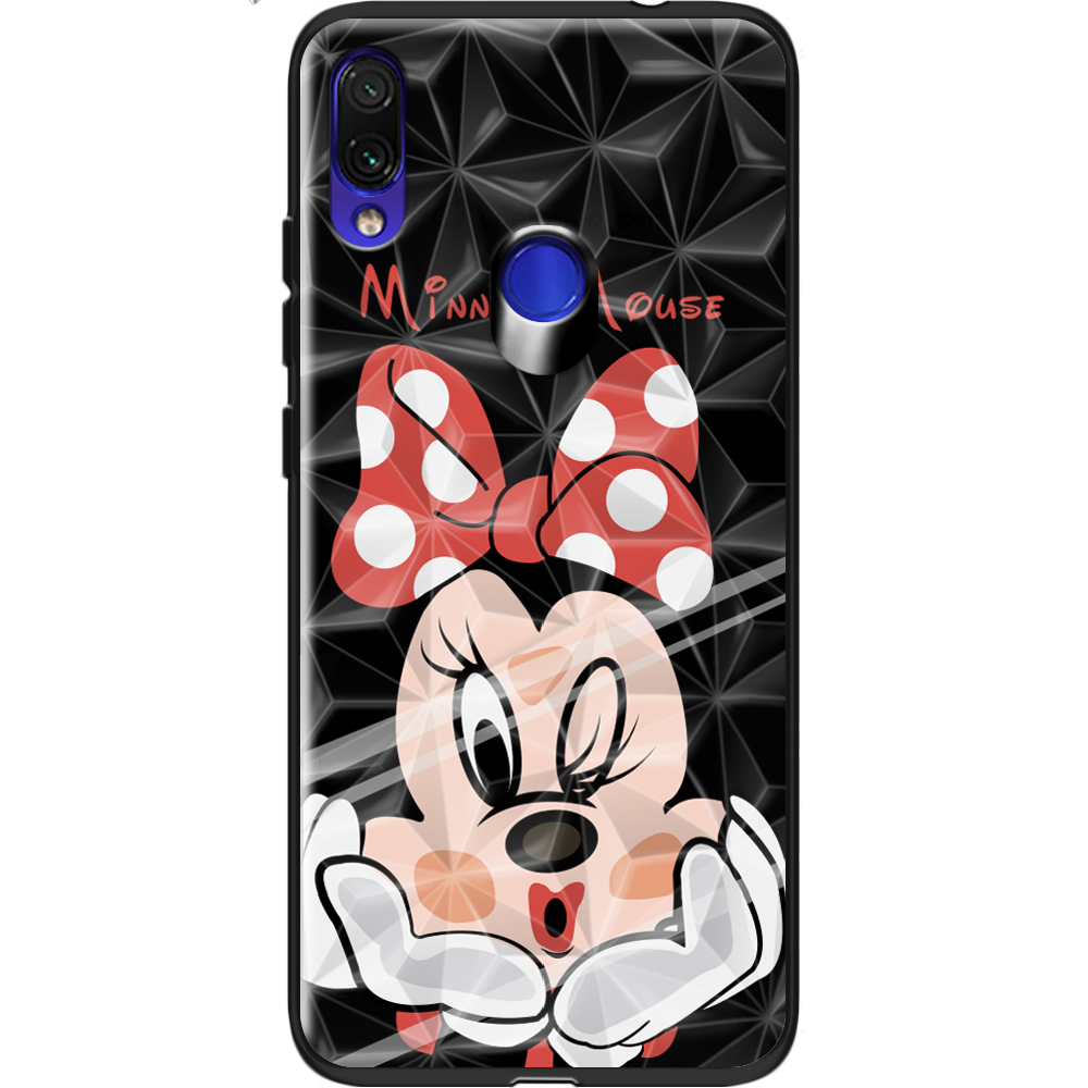 Чохол Boxface Xiaomi Redmi Note 7 Lady M Чорний силікон із призмою(36202-cc59-37871)