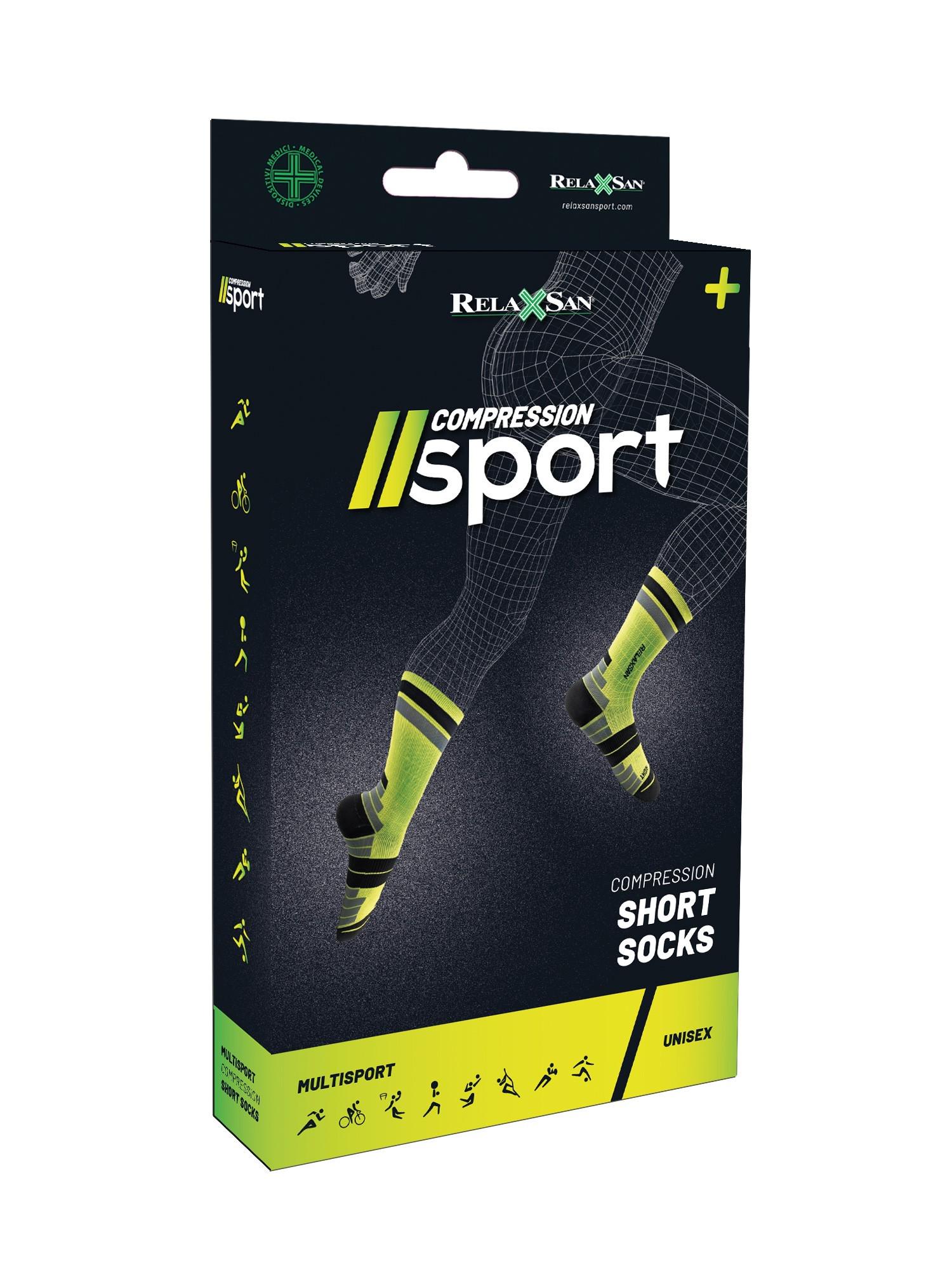 Спортивные носки Relaxsan Sport с волокном DRYARN XL р. 45-48 Желтый/Черный - фото 12