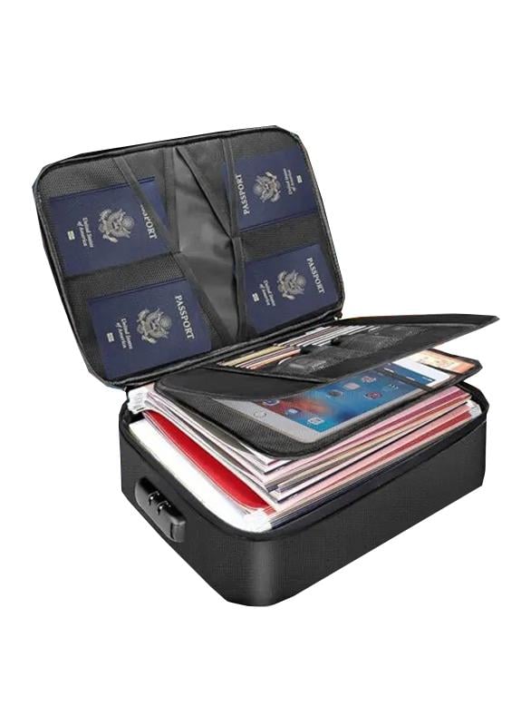 Органайзер для документів Good Idea з кодовим замком 2 відділення Чорний (24541А)