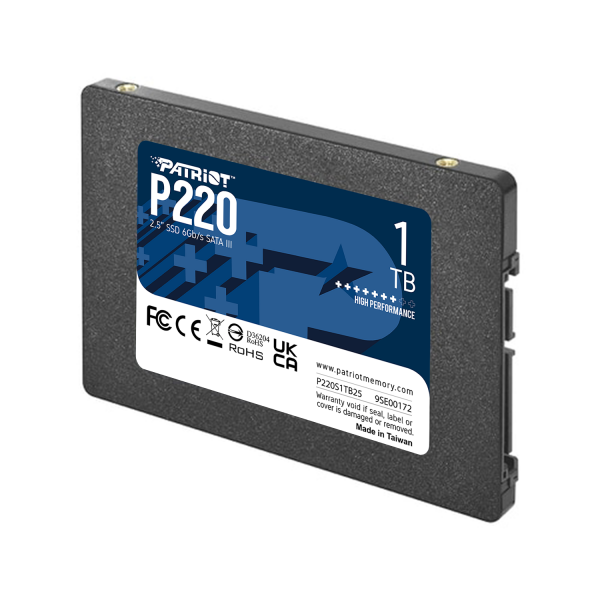 SSD-накопичувач Patriot P220 1TB 2,5" SATAIII TLC (P220S1TB25) - фото 2 SSD-накопичувач Patriot P220 1TB 2,5" SATAIII TLC (P220S1TB25) - фото 2