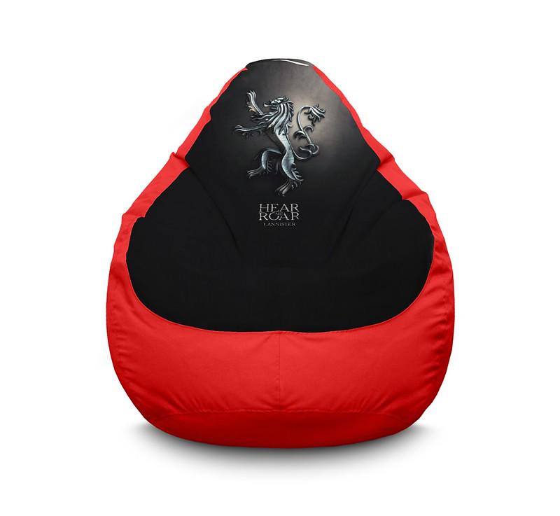 Кресло мешок iPuff Game of Thrones Hear me roar Оксфорд XXL 90х125 см Красный Кресло мешок iPuff Game of Thrones Hear me roar Оксфорд XXL 90х125 см Красный