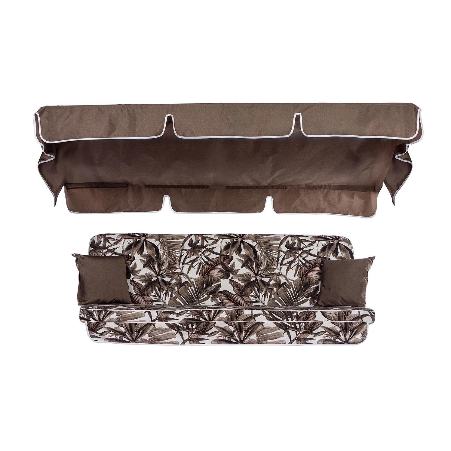 Комплект к качелям Ost-Fran SEATTLE ткань лонета Manglar negro 170x110x7 см (3941)