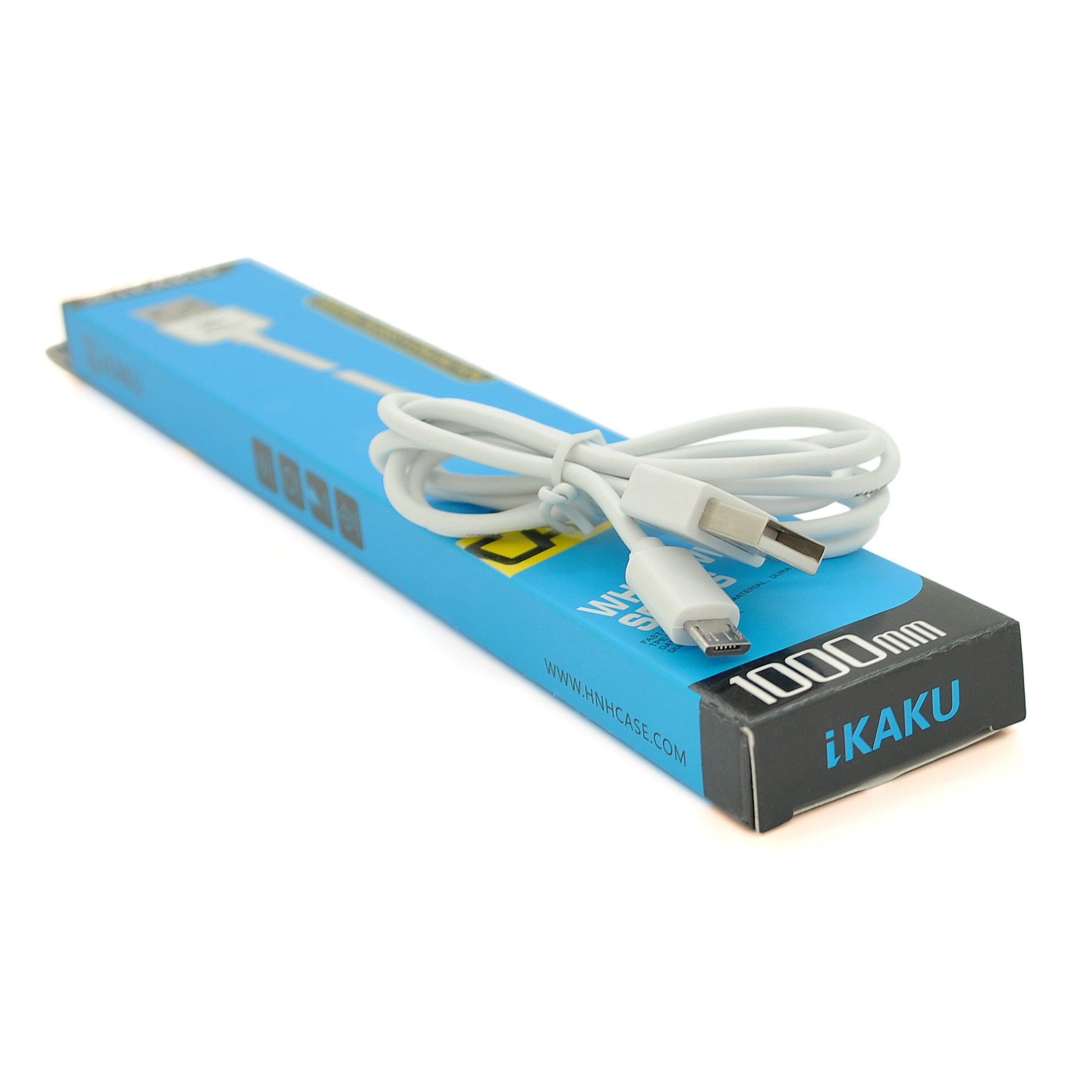 Кабель iKaku XUANFENG для зарядки и передачи данных для micro USB 21А 1 м Белый (YUT_V4076)