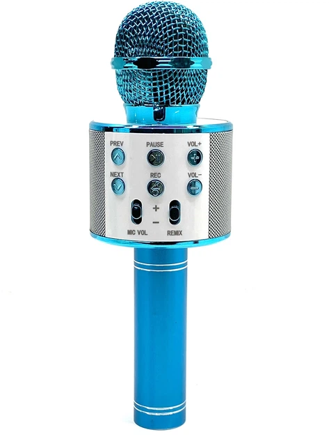 Микрофон беспроводной WS-858 Bluetooth Blue (36120111) Микрофон беспроводной WS-858 Bluetooth Blue (36120111)