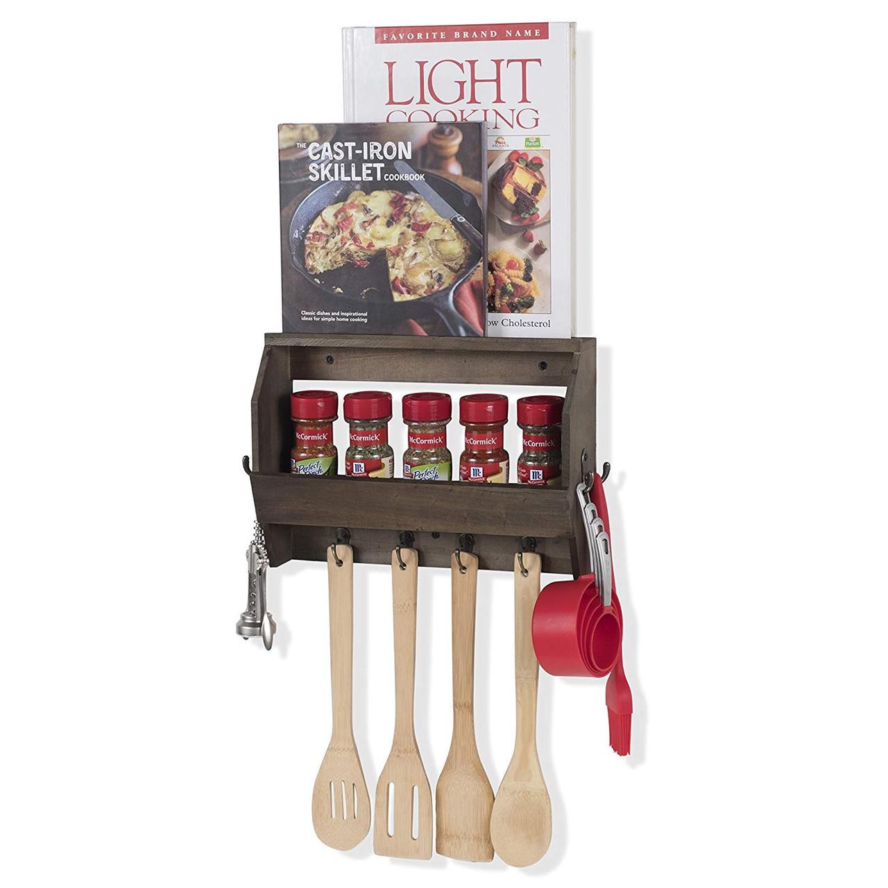 Полка настенная из дерева Тариха Мокко (ПНС/000510)