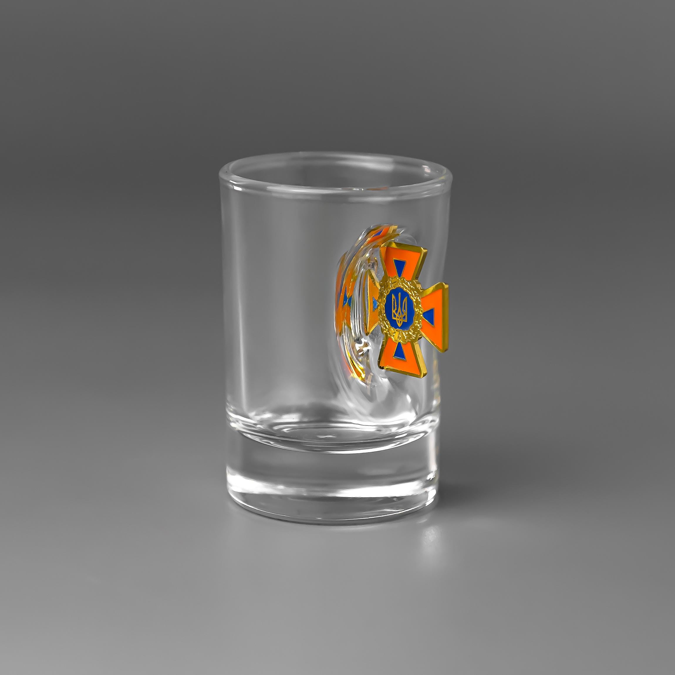 Рюмка VSKLO с эмблемой ДСНС 50 мл (19570765)