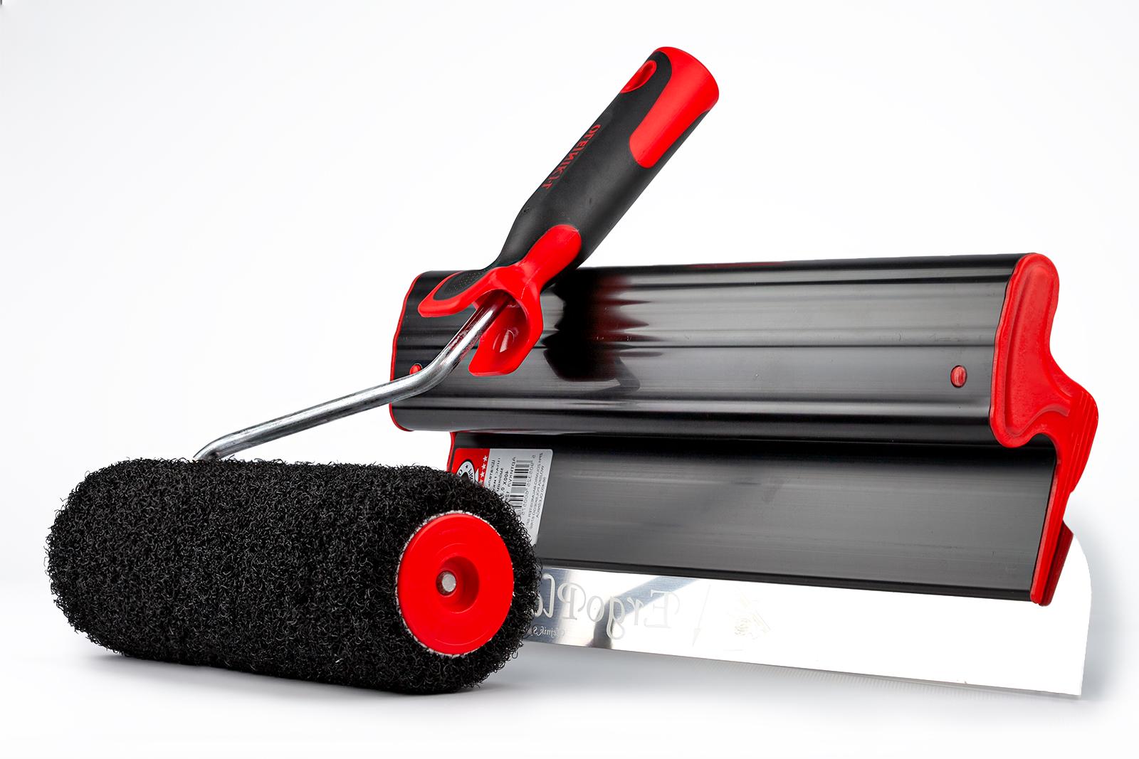 Шпатель Olejnik Ergoplast 40 см лезвие 0,5 мм с валиком 23 см (NAB400P-1) - фото 1 Шпатель Olejnik Ergoplast 40 см лезвие 0,5 мм с валиком 23 см (NAB400P-1) - фото 1