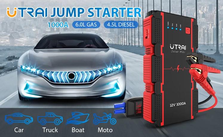 Пусковий автомобільний пристрій Jump Starter Utrai Jstar Mini 13000 mAh 1000A (9434671) - фото 6