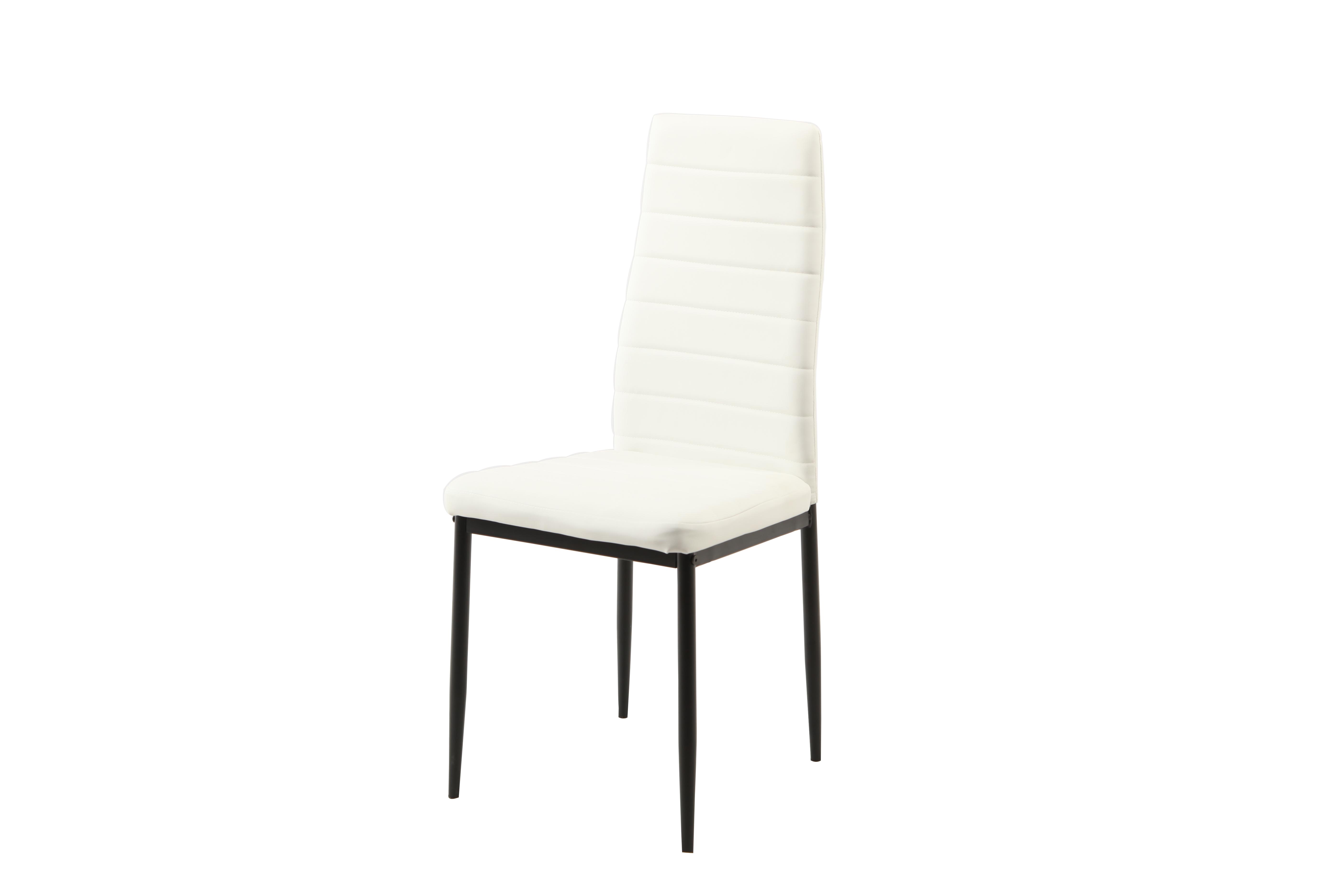 Стул Intarsio DC-105 Черный/Белый (DC105WH)