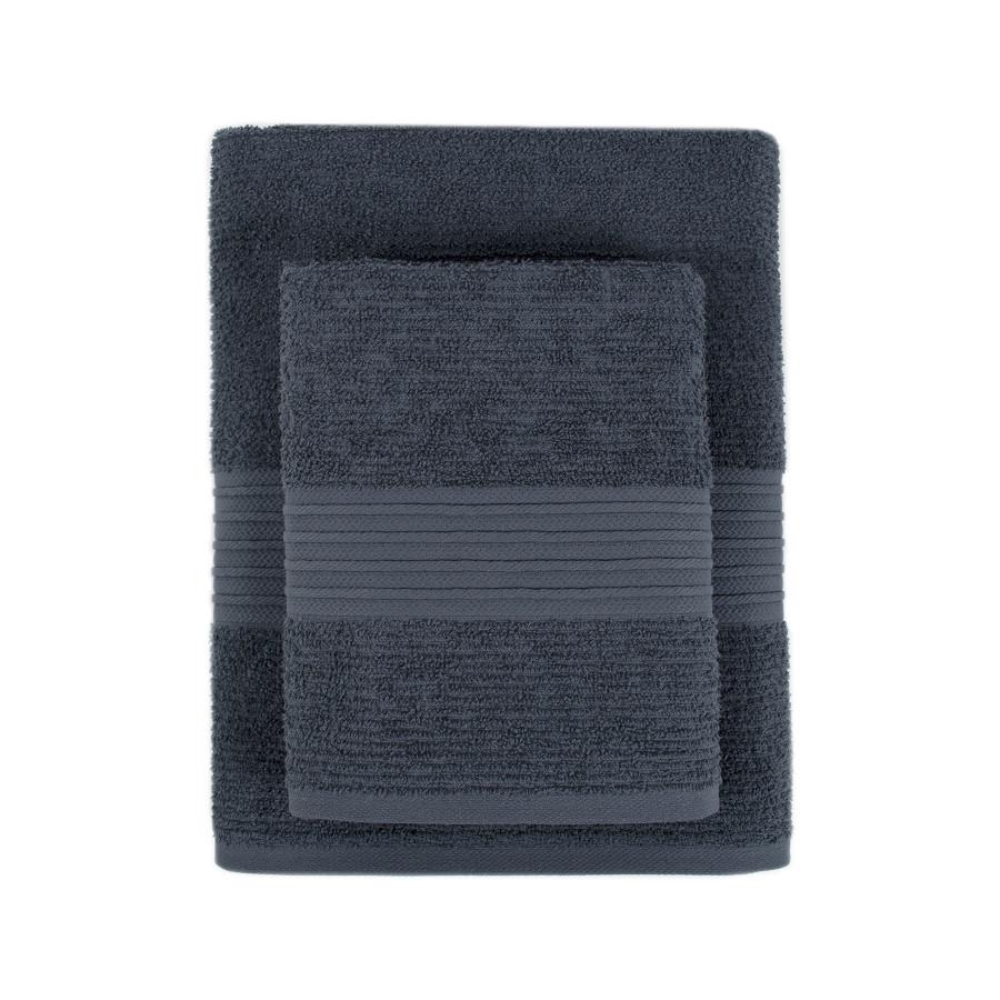 Рушник махровий Lotus Home Ammi 70х140 см Антрацитовий (svt-2000022301213) - фото 3 Рушник махровий Lotus Home Ammi 70х140 см Антрацитовий (svt-2000022301213) - фото 3
