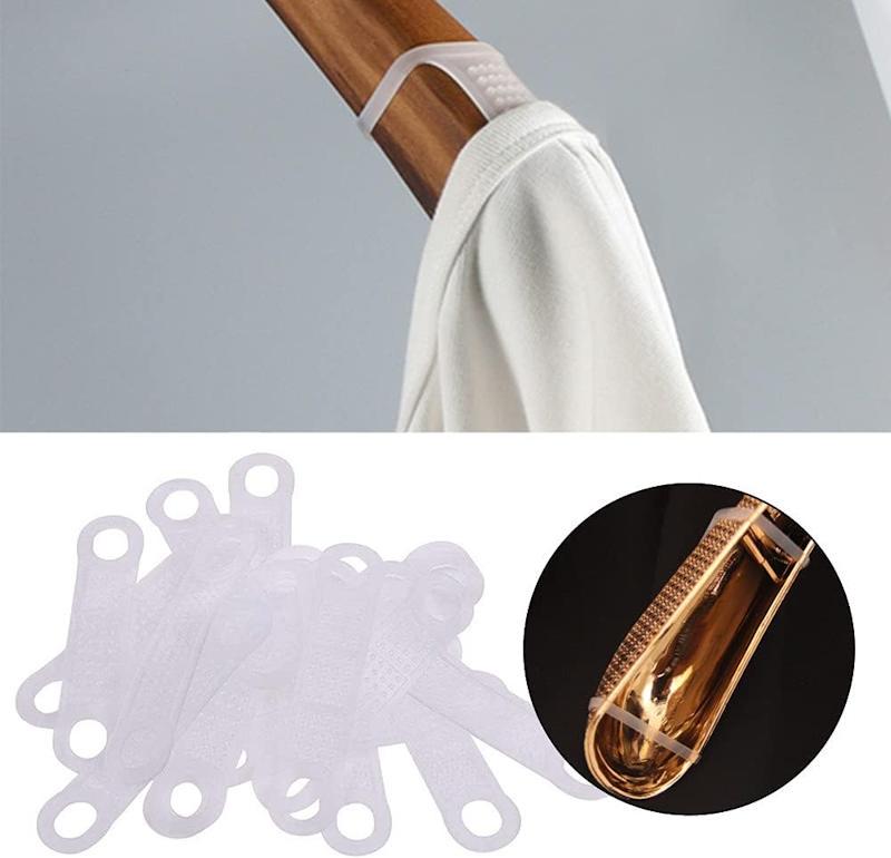 Накладки антискользящие для плечиков 10 шт. Прозрачный - фото 6 Накладки антискользящие для плечиков 10 шт. Прозрачный - фото 6