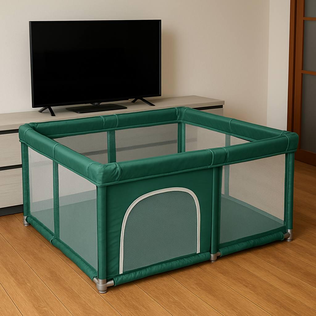 Манеж дитячий ігровий 120х120 см Зелений (MG09) - фото 1 Манеж дитячий ігровий 120х120 см Зелений (MG09) - фото 1