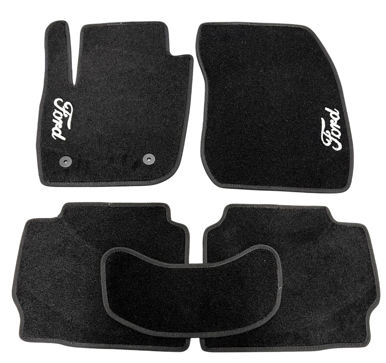 Коврики в салон ворсовые для Ford Mondeo 2013-2017 5 шт. Черный (27327153)