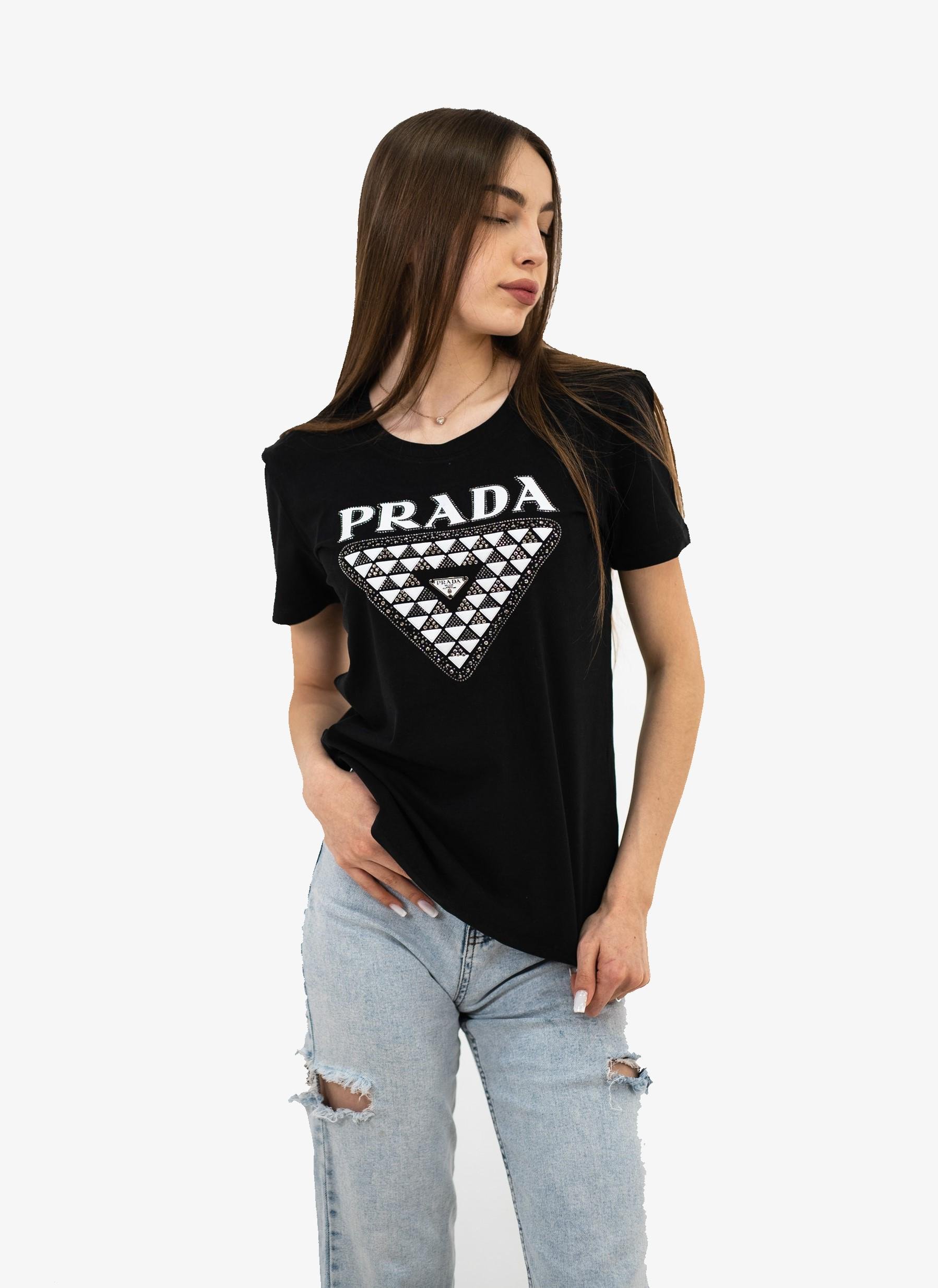 Футболка жіноча PRADA B-5041BL XL - фото 2