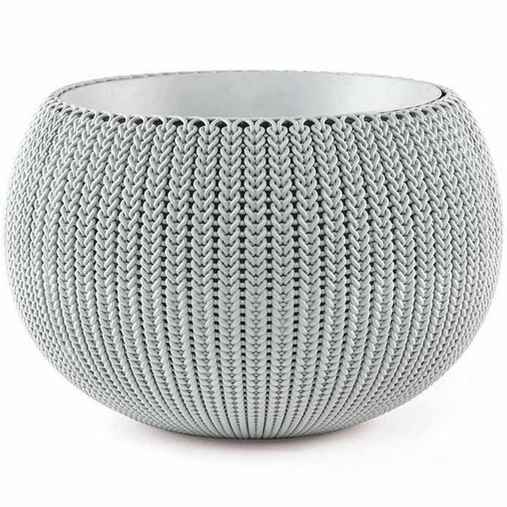 Подвесной горшок для цветов Keter Cozy M With Hanging Set Серый (229541) - фото 2 Подвесной горшок для цветов Keter Cozy M With Hanging Set Серый (229541) - фото 2