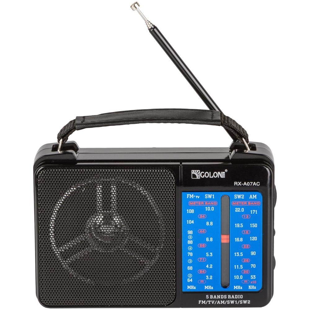 Портативный радиоприемник Golon RX-A06 AC Black (RX-A06ACB)