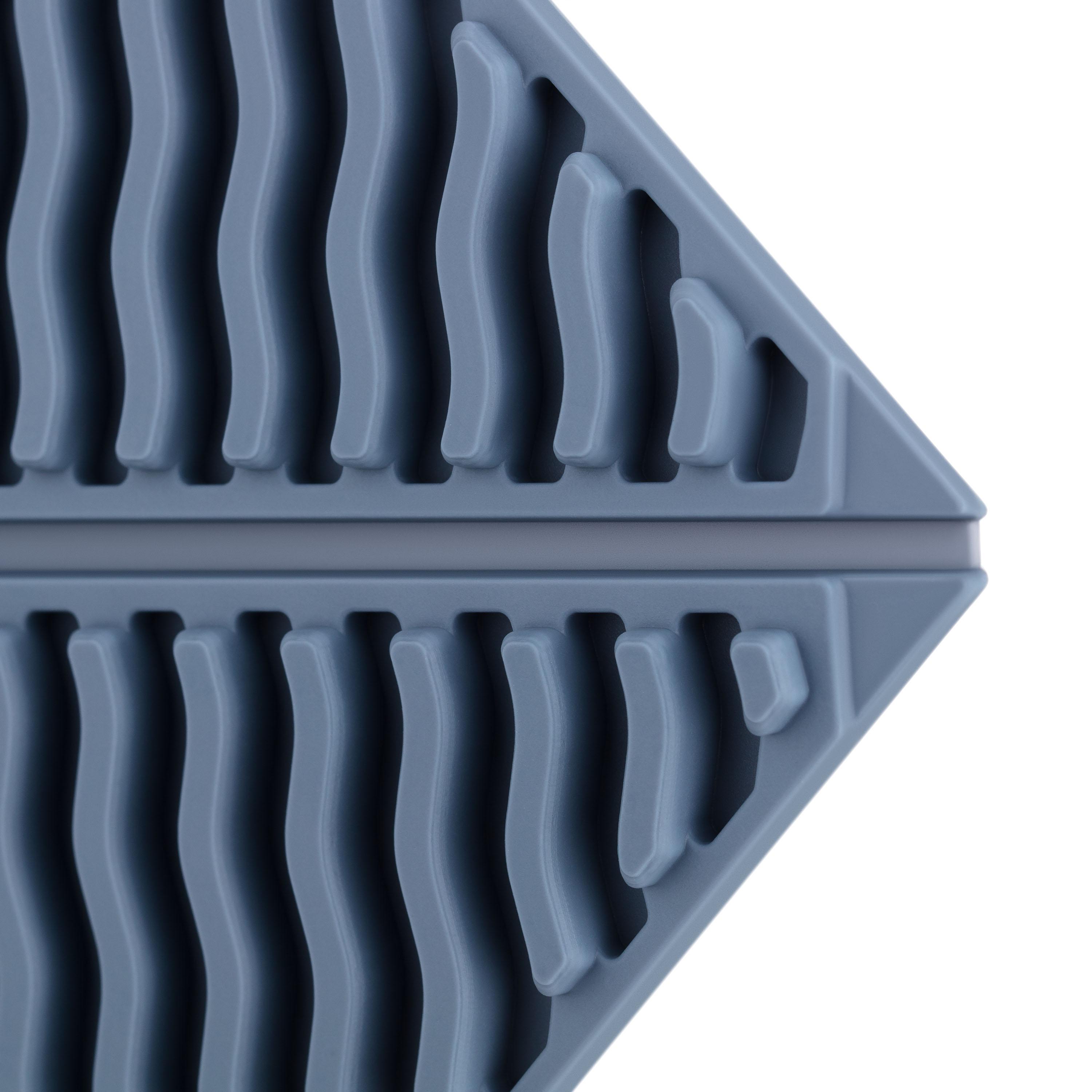 Подставка под горячее Ardesto Gemini 165x165x17 мм Серо-голубой (AR4012B) - фото 3 Подставка под горячее Ardesto Gemini 165x165x17 мм Серо-голубой (AR4012B) - фото 3