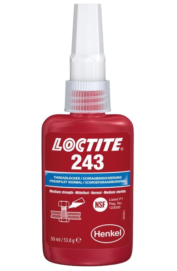 Фіксатор різьби LOCTITE 243 середньої міцності 50 мл (286) - фото 1