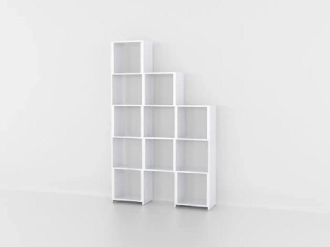 Стелаж для поділу кімнати на 11 осередків Білий (P49) - фото 1