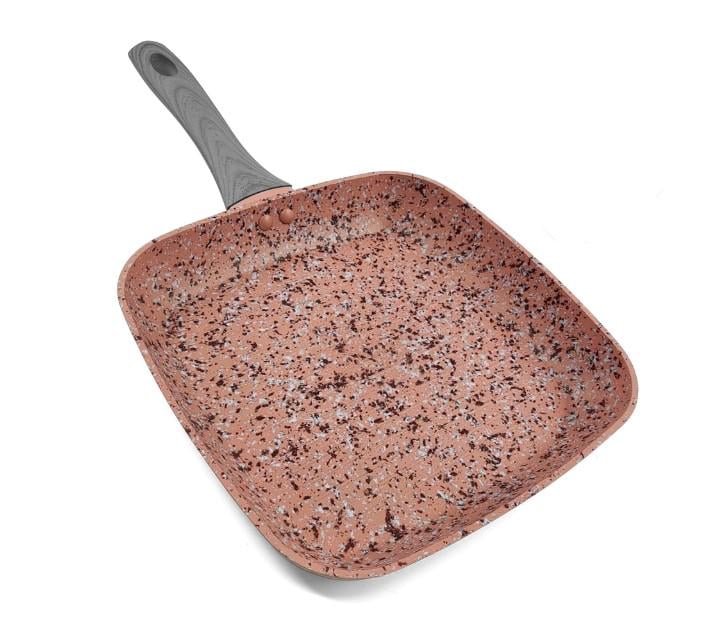 Сковорода-гриль литая Besser Granite индукционное дно 26х4 см (AN0137633)