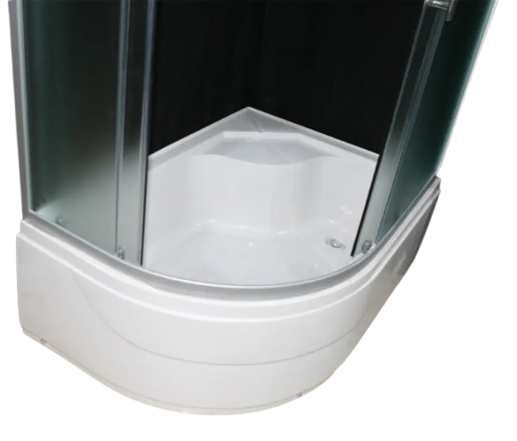 Душевая кабина KO&PO асимметричная правая поддон 40 см стекло матовое 120х80х195 см Сатин (C10206) - фото 3 Душевая кабина KO&PO асимметричная правая поддон 40 см стекло матовое 120х80х195 см Сатин (C10206) - фото 3