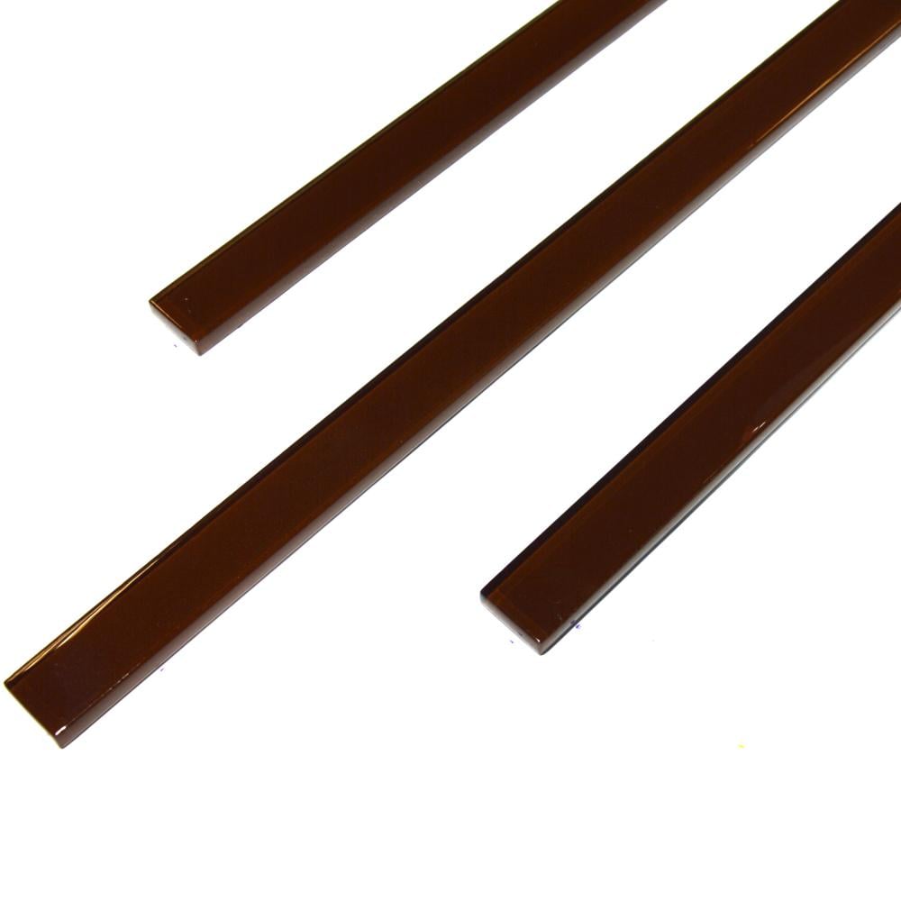 Фриз скляний Kotto Ceramica GF 6015 25x600x8 мм Сhoko - фото 2