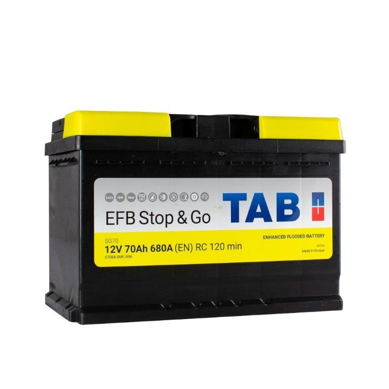 Аккумулятор Tab EFB 0 Euro 70 Ah/12 V