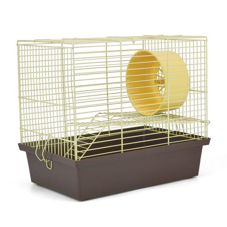 Клітка для дрібних гризунів Лори Хом'як-2 покриття фарба 33х23х29 см Коричневий (A-014625) - фото 1