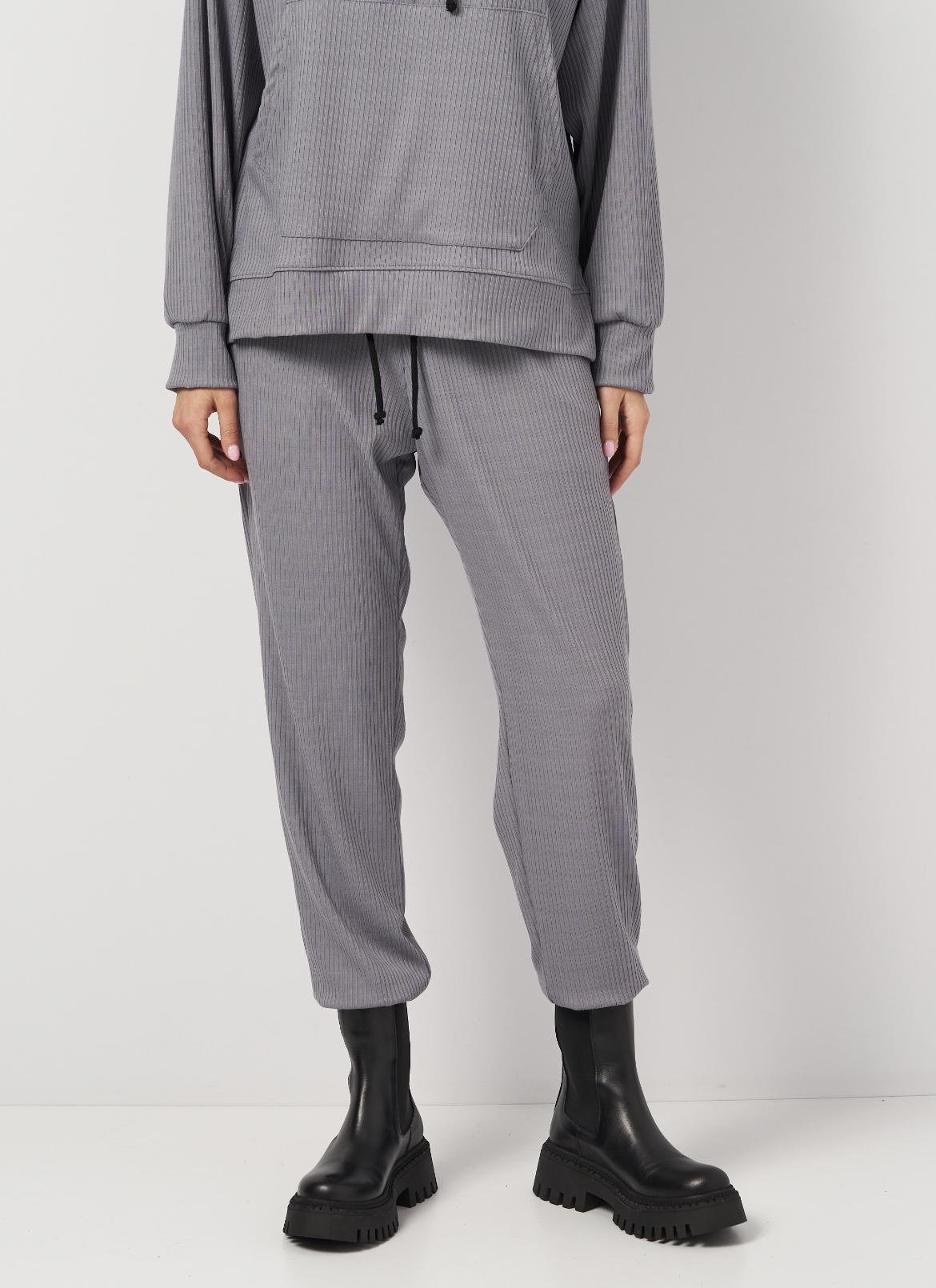 Костюм в рубчик женский Мари р. 56 Серый (2285640818) - фото 5 Костюм в рубчик женский Мари р. 56 Серый (2285640818) - фото 5