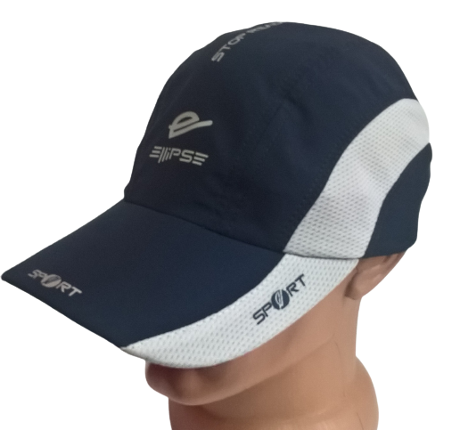 Бейсболка мужская Ellipse 622/3DBG из плащевой ткани 58 см Темно-синий/Серый
