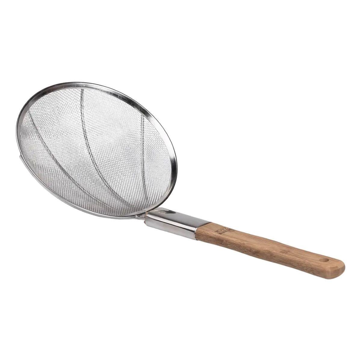 Шумовка паук с деревянной ручкой для фритюра и глаза Ø 24 см (HP-19-19-24CM) Шумовка паук с деревянной ручкой для фритюра и глаза Ø 24 см (HP-19-19-24CM)