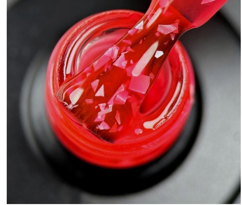 База для гель-лаку каучукова з поталлю Saga Leaf Base №08 9 мл