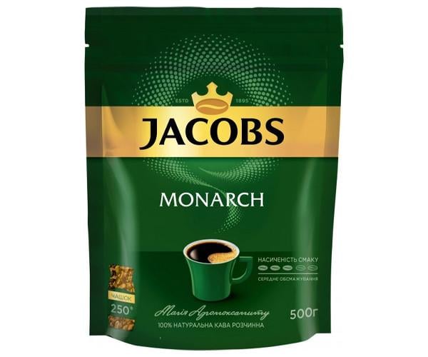 Кофе Jacobs Monarch растворимый м/у 500 г