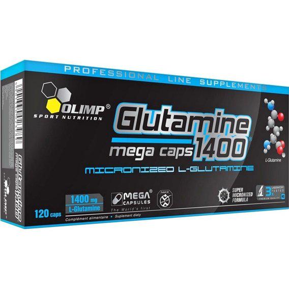 Глютамін для спорту Olimp Nutrition L-Glutamine 1400 Mega Caps 120 Caps