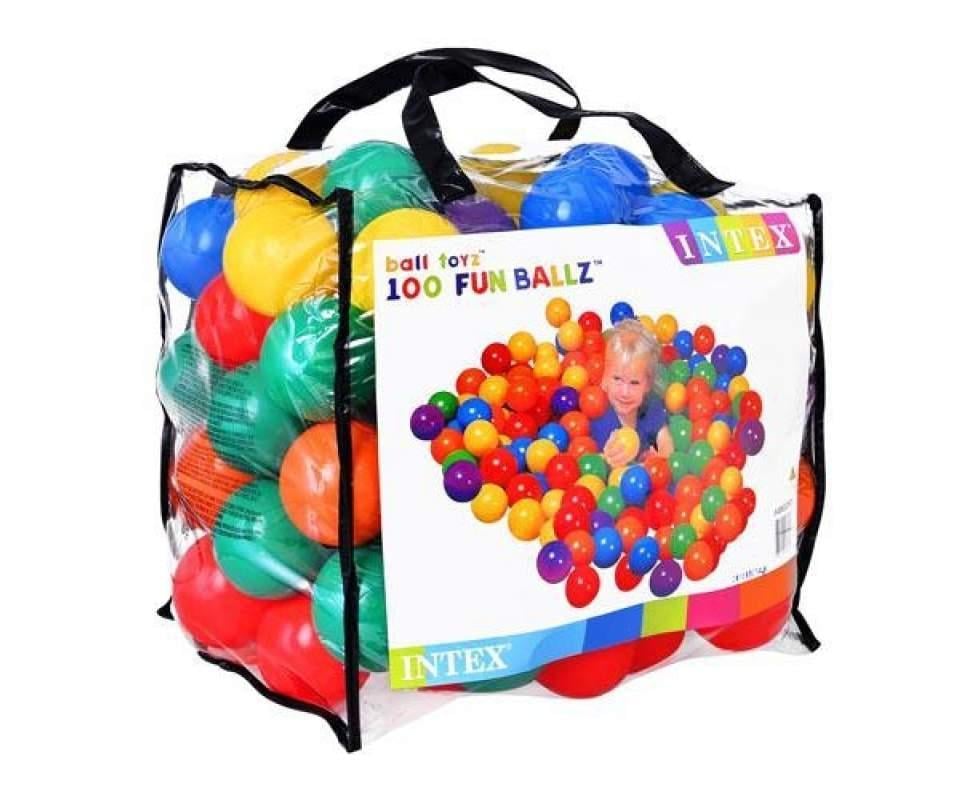 М'яч Intex 49600 Fun Ballz для сухого басейну 8 см 100 шт.