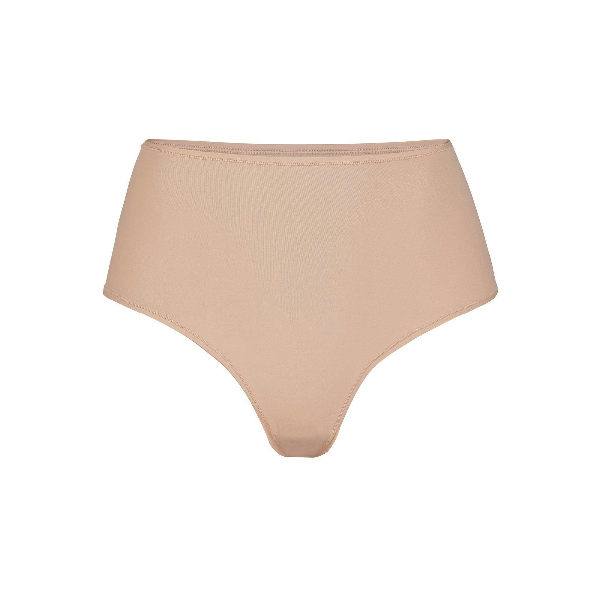 Трусы SKIMS Fits everybody High-waisted thong Clay L (22128509)