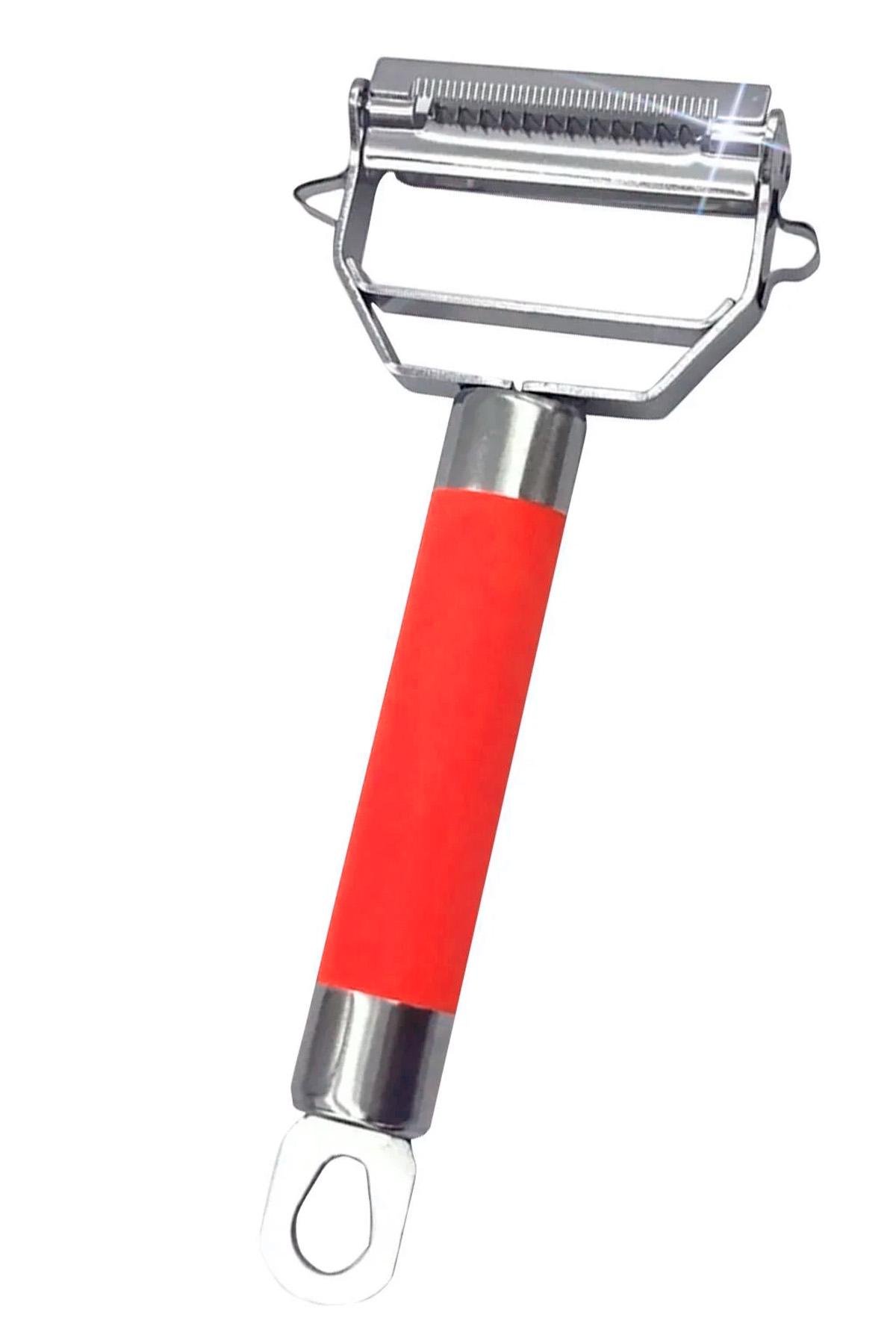 Нож-овочерезка BRS универсальная для чистки овощей и фруктов Red (392091942) Нож-овочерезка BRS универсальная для чистки овощей и фруктов Red (392091942)