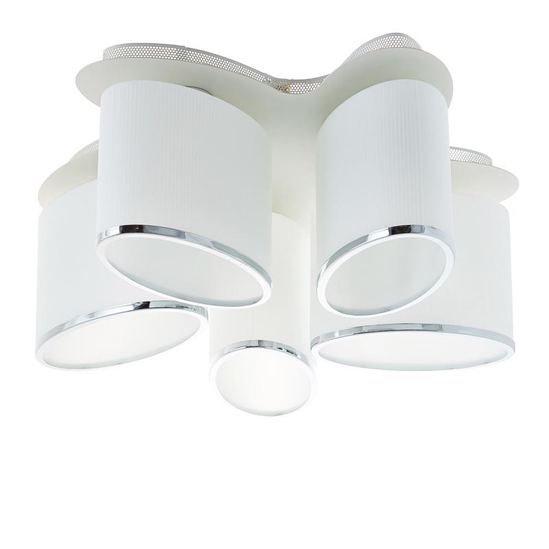 Люстра потолочная Light House ES-15796/5 на пять ламп Белый