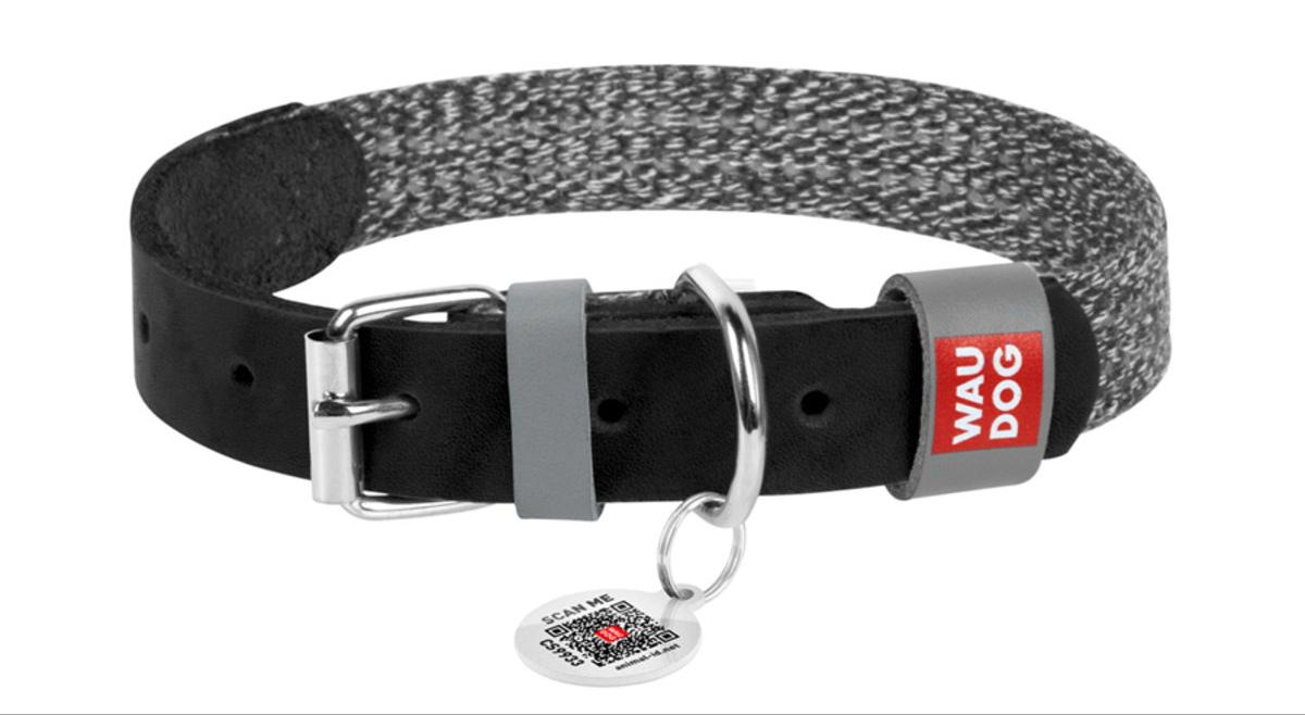 Нашийник для собак з шкіри 20 мм 27-39 см (815)