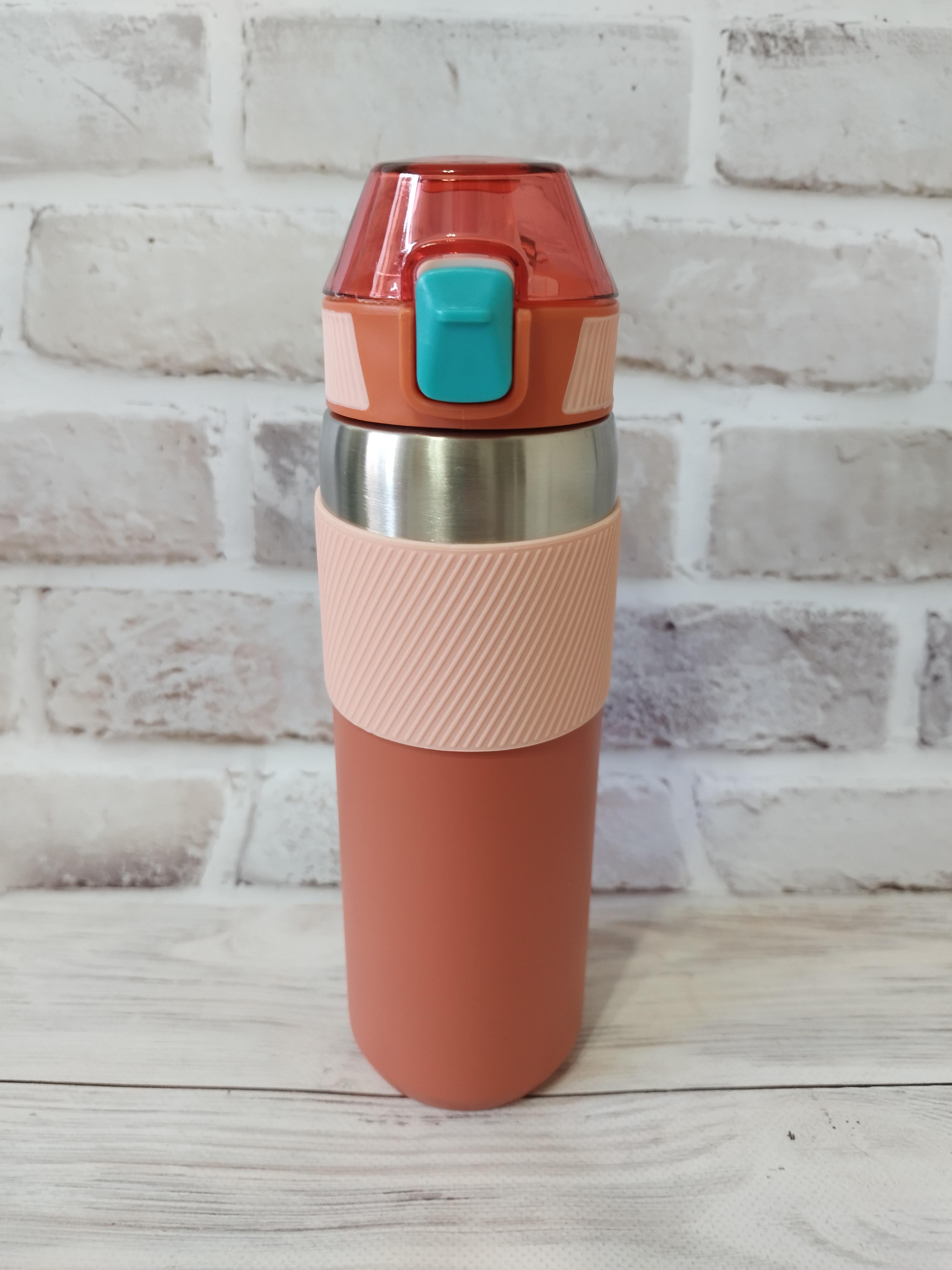 Термос Happy Life нержавеющая сталь 800 мл Розовый (18101373)