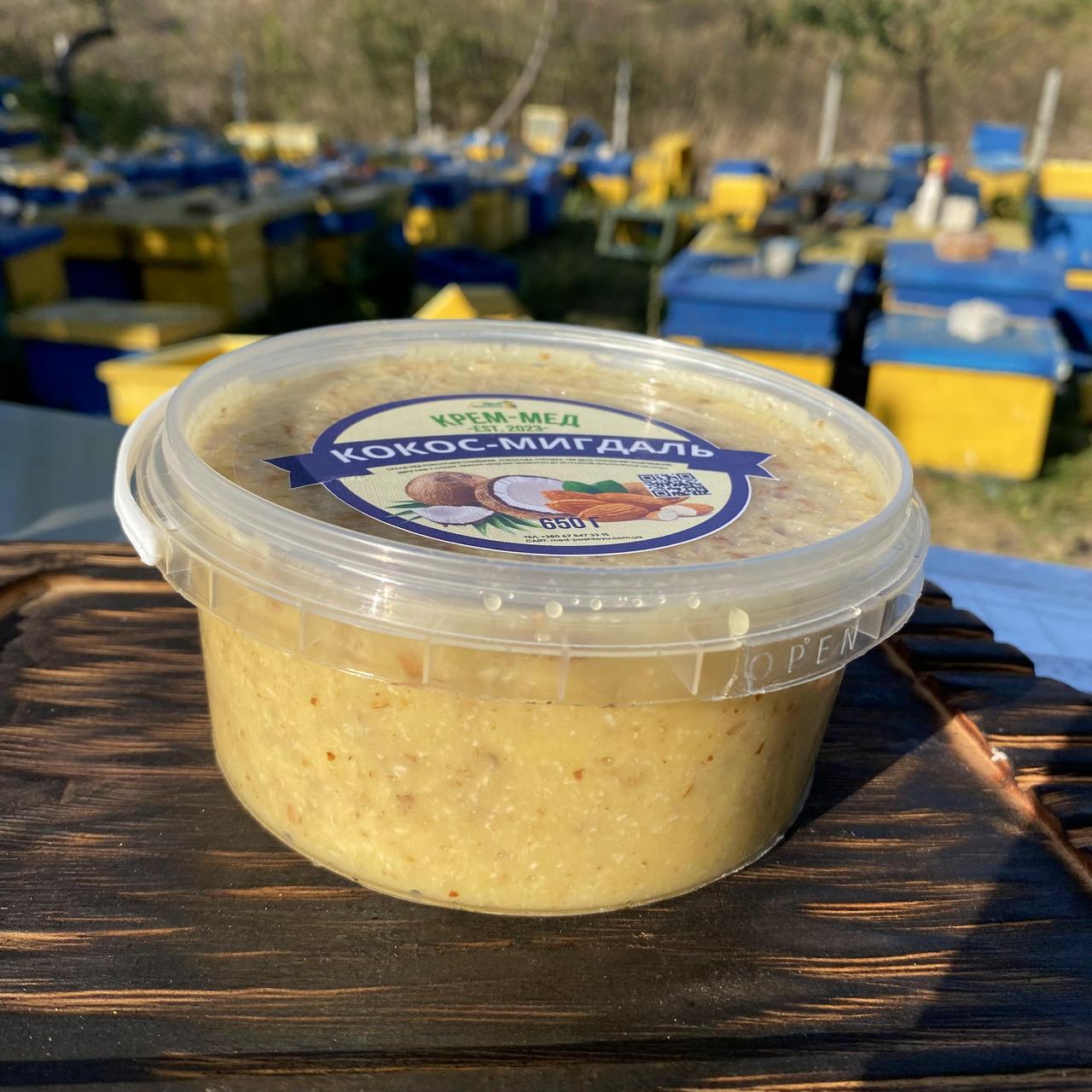 Крем-мед Кокос/Миндаль 0,5 л 650 г (1139778917)