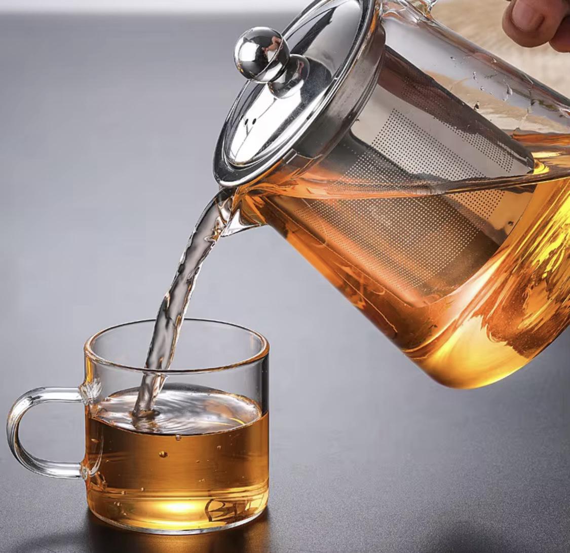 Чайник заварювальний скляний Пуер 1300 мл (90412) - фото 5 Чайник заварювальний скляний Пуер 1300 мл (90412) - фото 5
