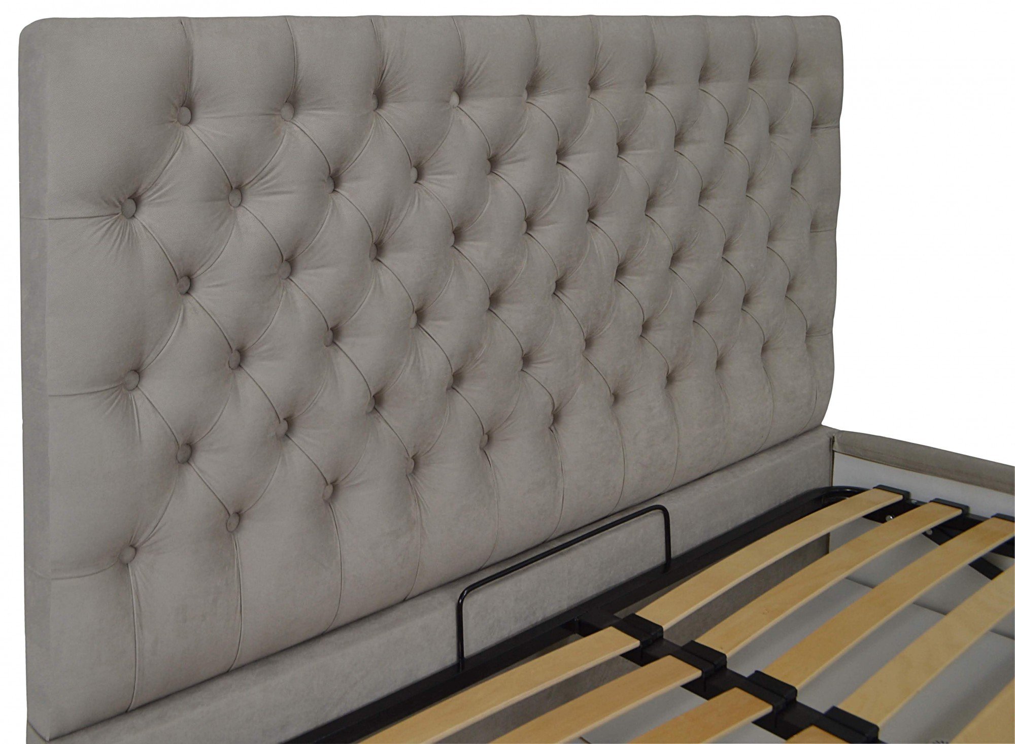 Кровать двуспальная Cambridge Comfort Amore 31 160х190 см с подъемным механизмом Серый - фото 3 Кровать двуспальная Cambridge Comfort Amore 31 160х190 см с подъемным механизмом Серый - фото 3