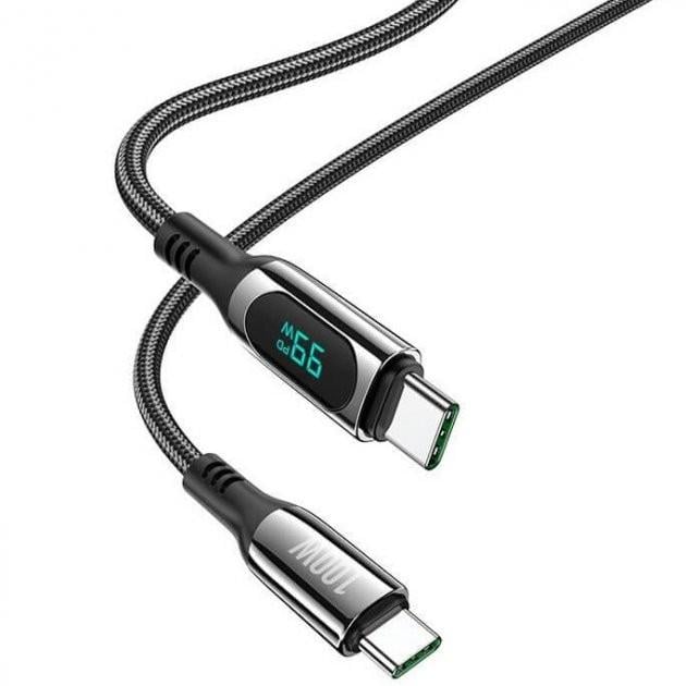 Кабель для зарядки телефона Hoco S51 Type-C Extreme Charging Data Cable 120 см Черный - фото 2