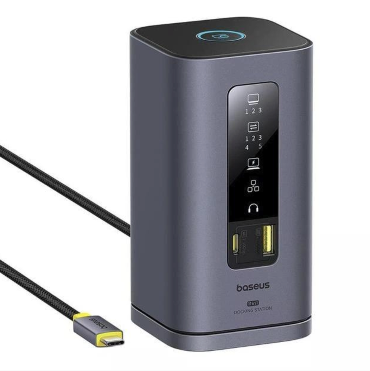 Док-станція для ноутбука Baseus Spacemate Series 11-in-1 MAC Docking Station Gray