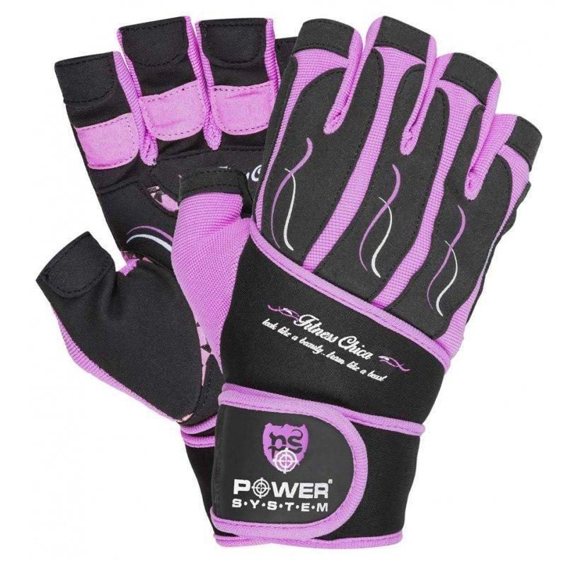 Рукавички для фітнесу жіночі Power System PS-2710 Fitness Chica XS Pink (3070020819)