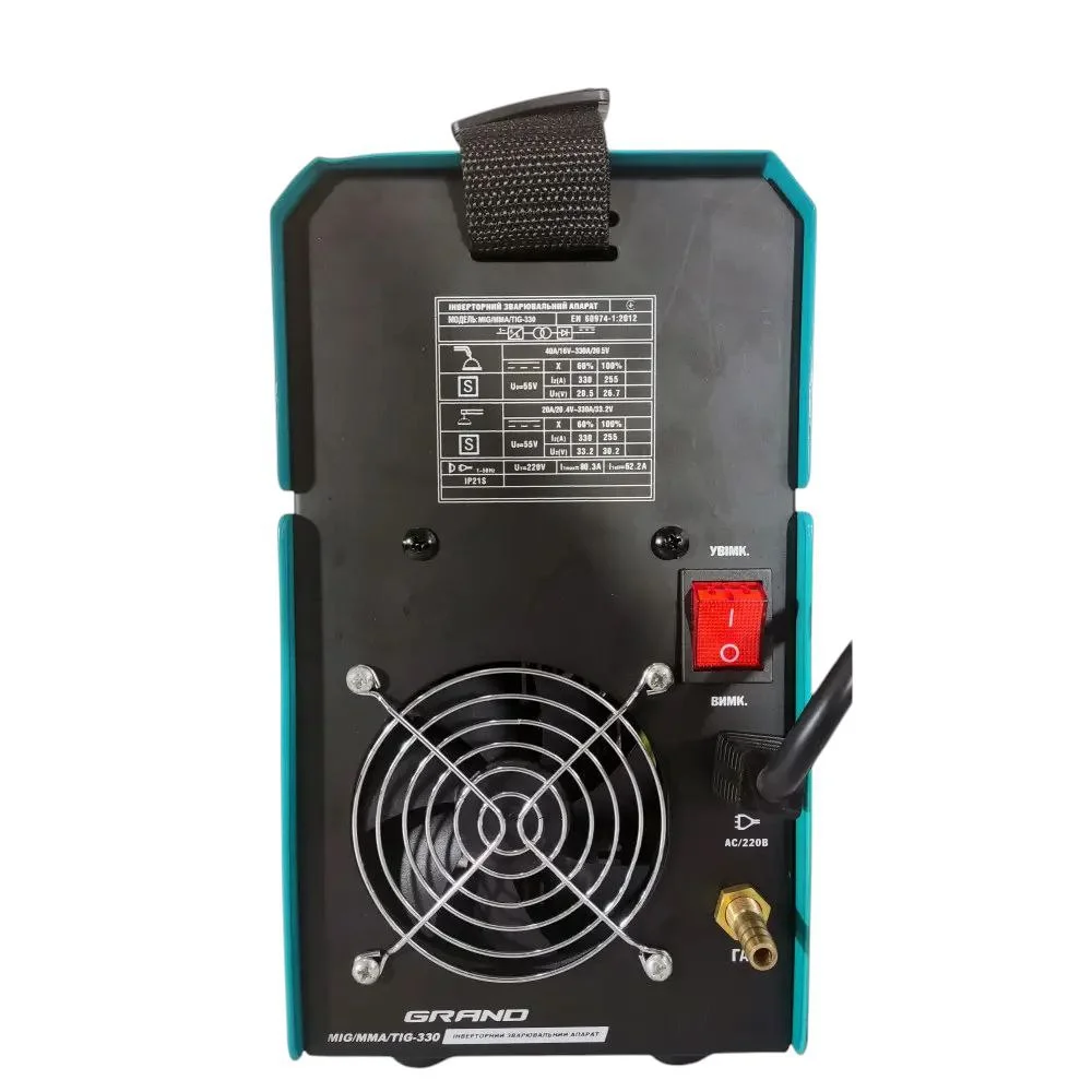 Инверторный сварочный полуавтомат Grand MIG/MMA/TIG-330 - фото 8 Инверторный сварочный полуавтомат Grand MIG/MMA/TIG-330 - фото 8